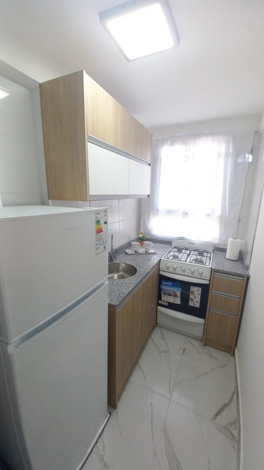 1 amb Lateral - reciclado y amoblado - Centro MDP
