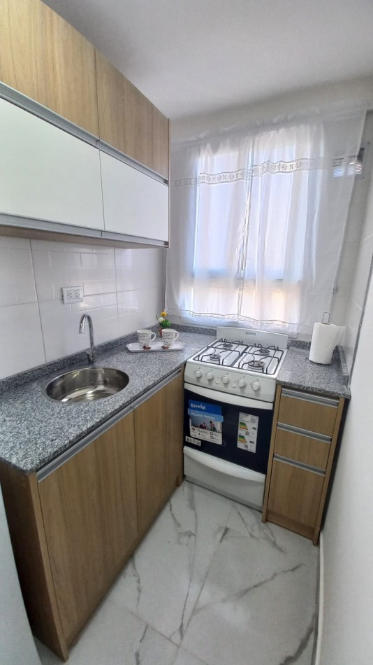 1 amb Lateral - reciclado y amoblado - Centro MDP