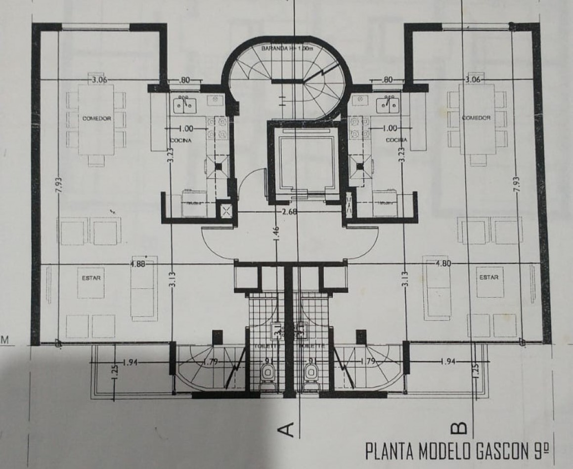 3 amb. a estrenar- a la calle - en Duplex- Plaza Mitre-
