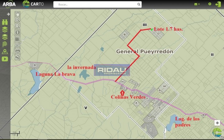 LOTE de 1,7 hectareas- ruta 226