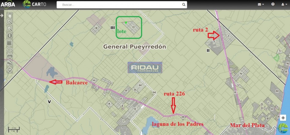 LOTE de 1,7 hectareas- ruta 226