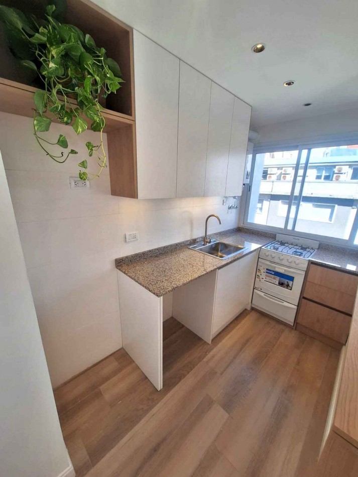 2 amb frente reciclado y amoblado MDP