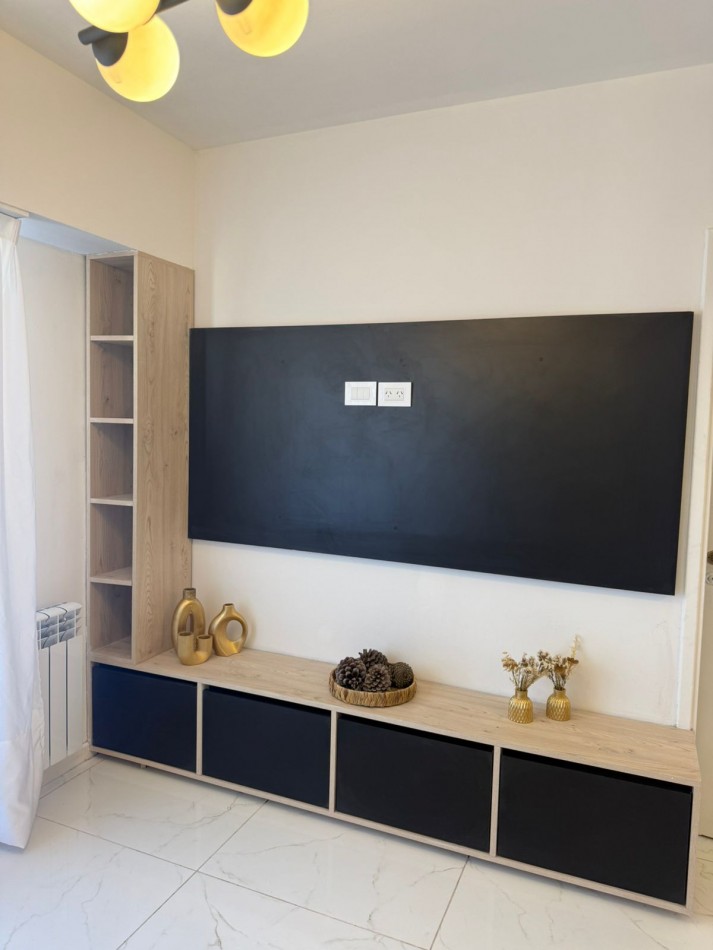 3 amb frente con balcon- reciclado y amoblado- La perla MDP